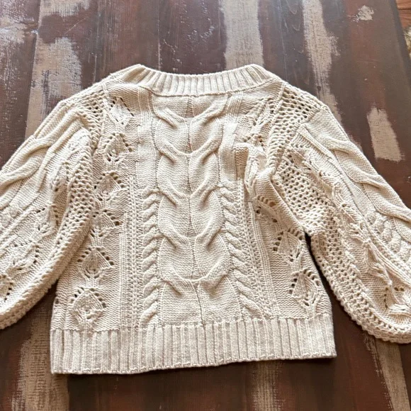 Kori Cream Cable Knit Sweater - Picture 6 of 6